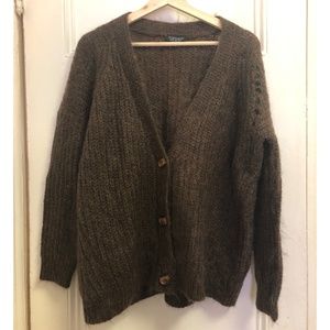 Topshop boyfriend cardigan sweater Sz 6/M